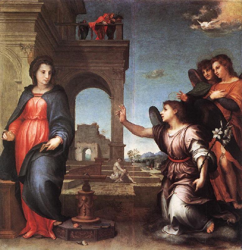Andrea del Sarto The Annunciation f7 Germany oil painting art